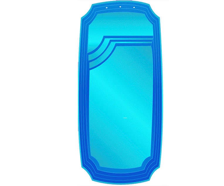 Piscina de fibra Modelo MP-100