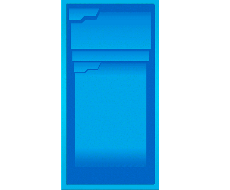 Piscina de fibra Modelo MP-45