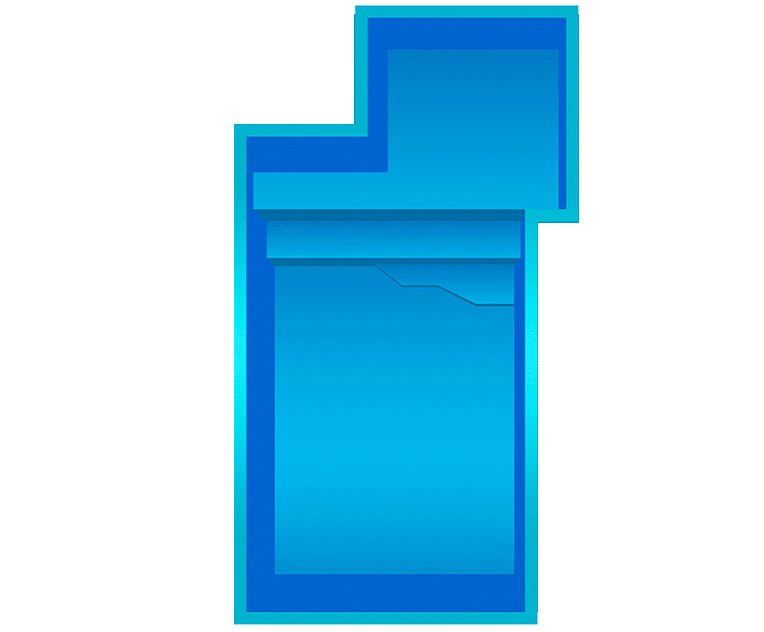 Piscina de fibra Modelo MP-58