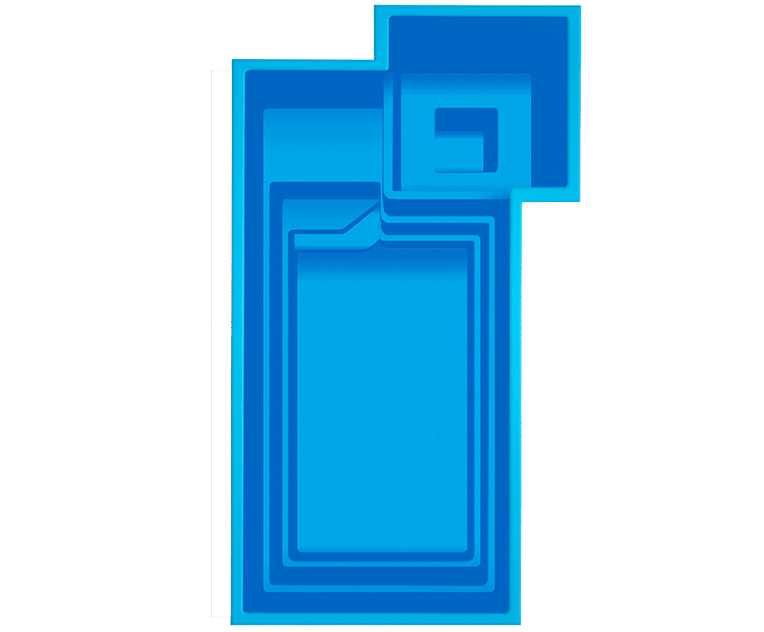 Piscina de fibra Modelo MP-65s