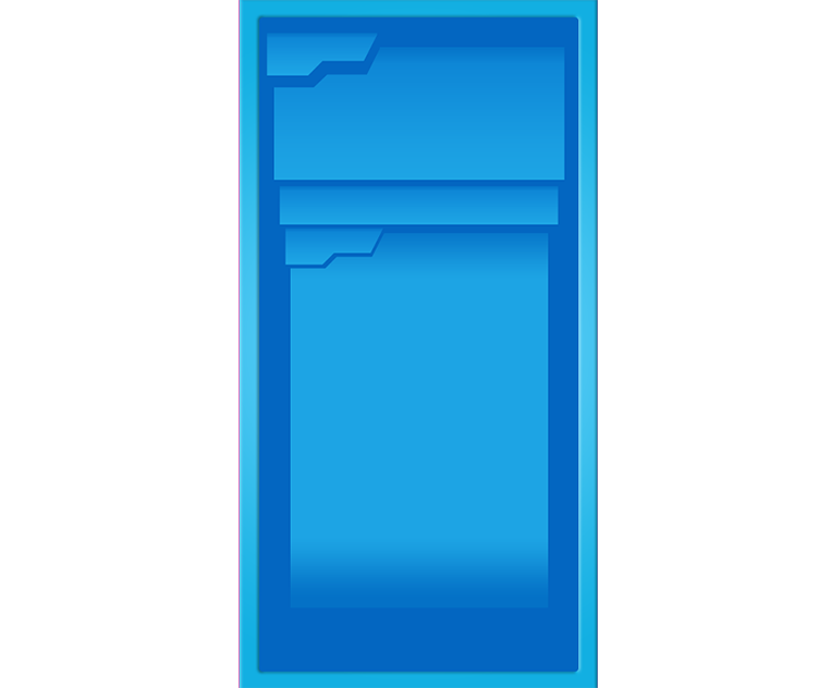 Piscina de fibra Modelo MP-71