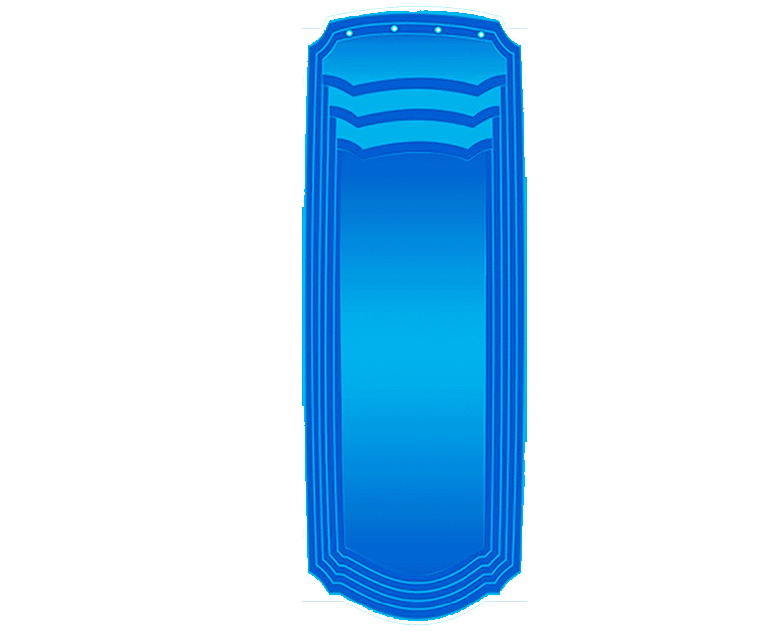 Piscina de fibra Modelo MP-90